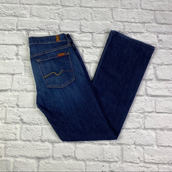 {7 For All Mankind} Bootcut Jean Sz 28 - Picture 1 of 6